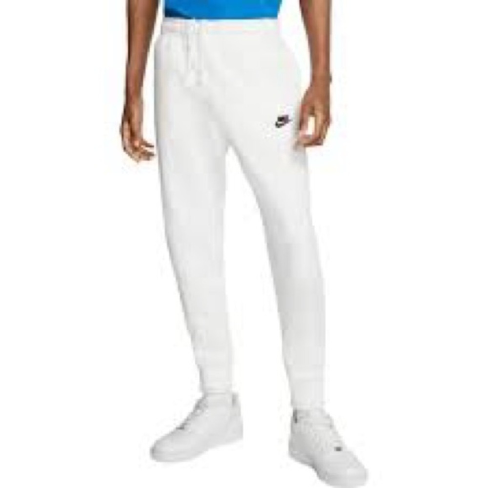 Nike Men's Classic White Sweatpants